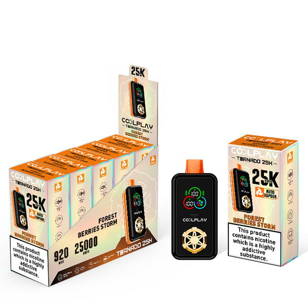 Box of 5 Coolplay Tornado 25000 Vape | From £7.99 each