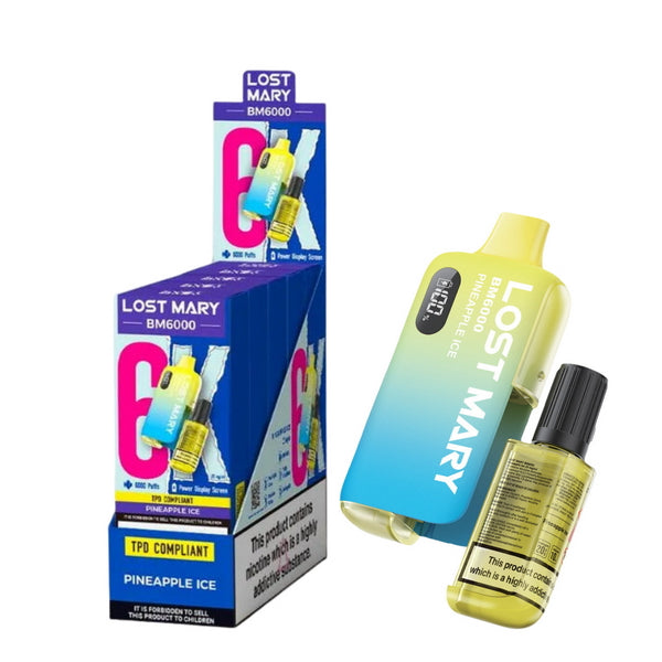 Box of 5 Lost Mary BM6000 Pod Kit | 6.50 each - IDEA VAPE Box of 5 Lost Mary BM6000 Pod Kit | 6.50 each - IDEA VAPE