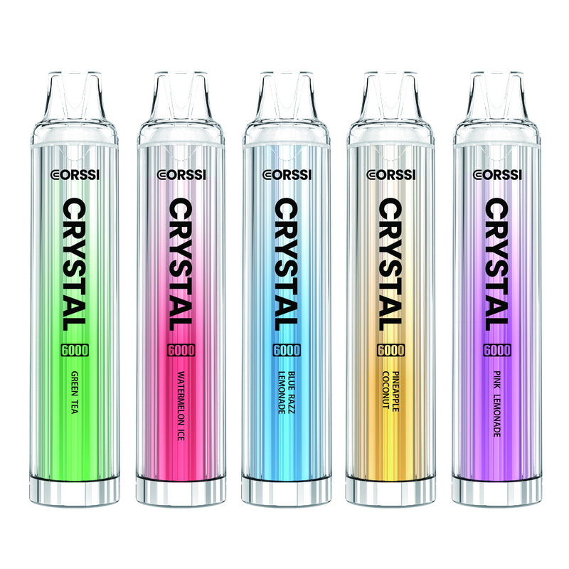 Corssi Crystal 6000 Disposable Vape Kit - Idea Vape - Free Delivery