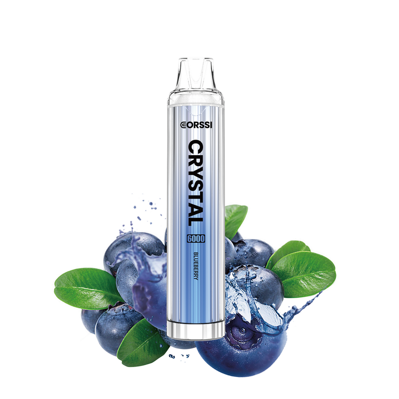 Corssi Crystal 6000 Disposable Vape Kit - Blueberry - Idea Vape