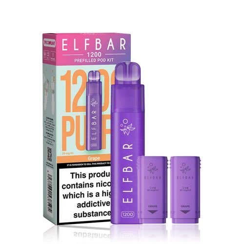 ELF Bar 1200 Prefilled Pod Vape Kit | Official Shop | £5.99
