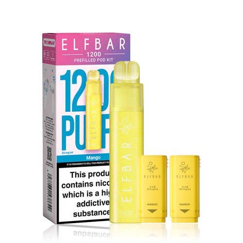 ELF Bar 1200 Prefilled Pod Vape Kit | Official Shop | £5.99