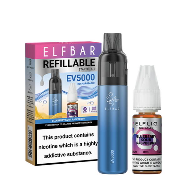 ELF Bar EV5000 Refillable Vape Kit | Any 3 for £25