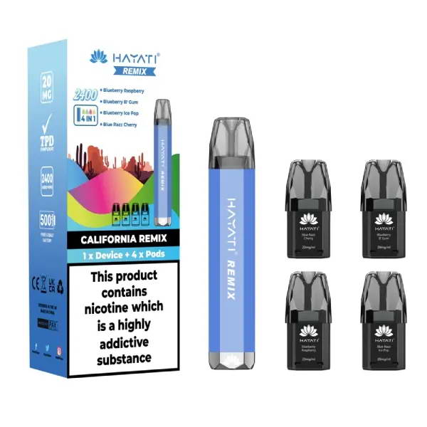 Hayati Remix 4-in-1 2400 Vape Kit | 2400 Puffs | £8.99