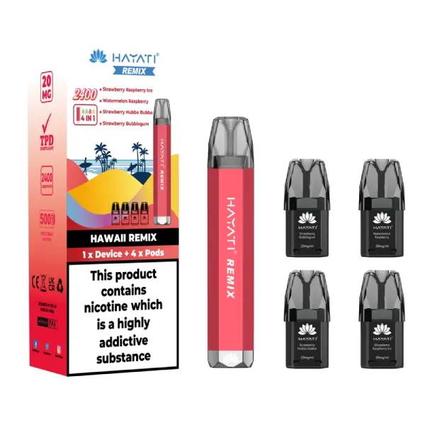 Hayati Remix 4-in-1 2400 Vape Kit | 2400 Puffs | £8.99