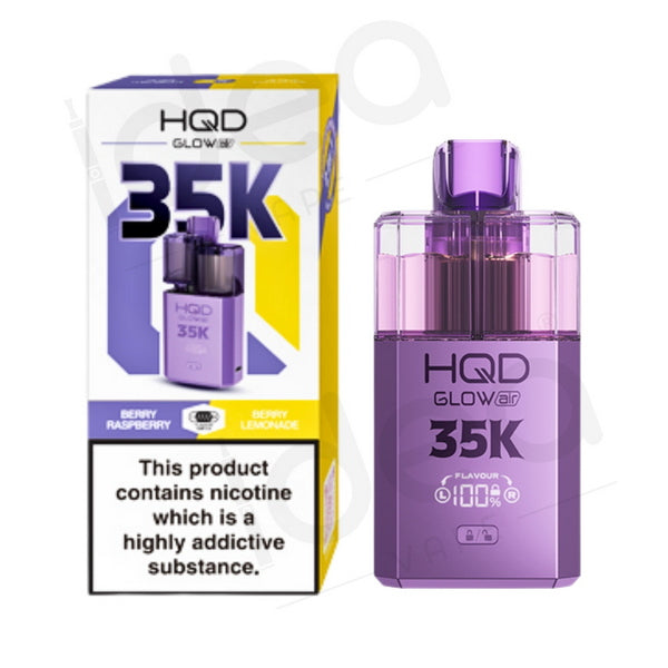 HQD Glow Air 35K Pod Kit | 15 Flavours | from £9.99