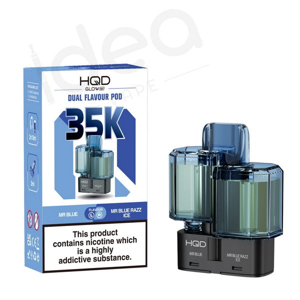 HQD Glow Air 35K Prefilled Refill Pods | £6/ PCS | Next Day Delivery