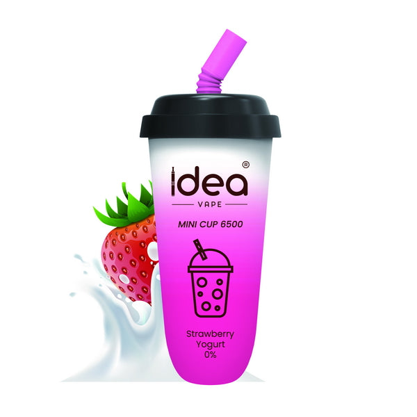  Idea Vape 6500 Disposable Vape Bar - Strawberry Yogurt Yakult | Free Delivery