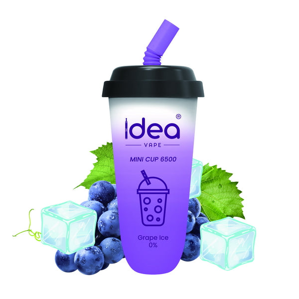  Idea Vape 6500 Disposable Vape Bar - Grape Ice | Free Delivery