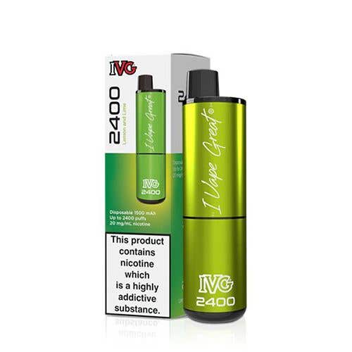 IVG 2400 Disposable Vape Kit - Lemon Lime | Idea Vape