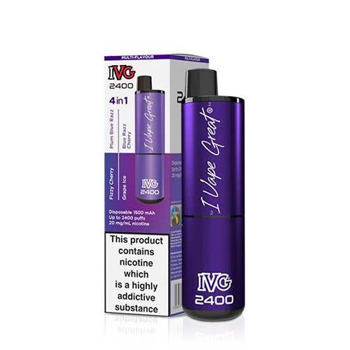 IVG 2400 Disposable Vape Kit - Purple Edition | Idea Vape
