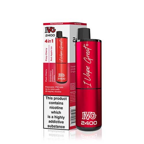 IVG 2400 Disposable Vape Kit - Red Edition | Idea Vape