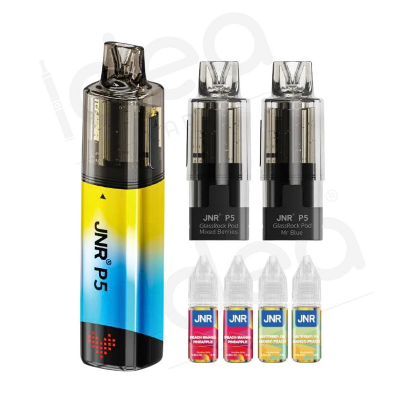 JNR P5 GlassRock 100K Refillable Kit | 15 Flavours | 1900mAh