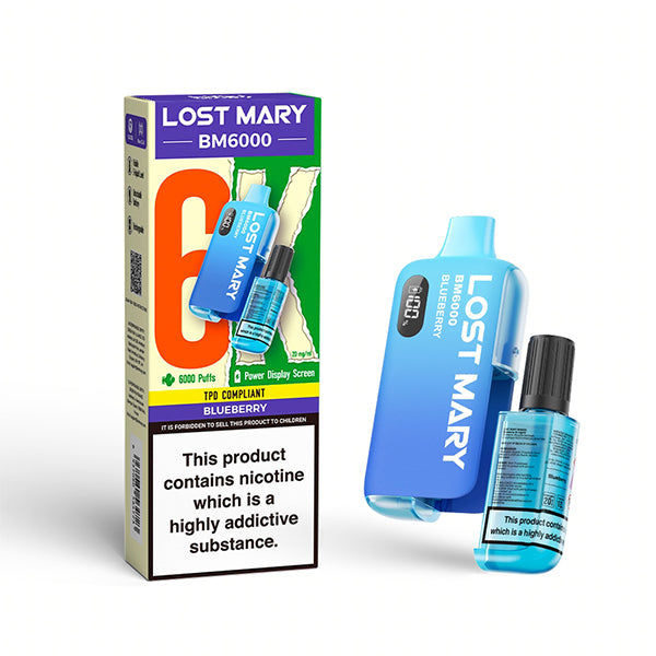 Lost Mary BM6000 Prefilled Pod Vape Kit | £7