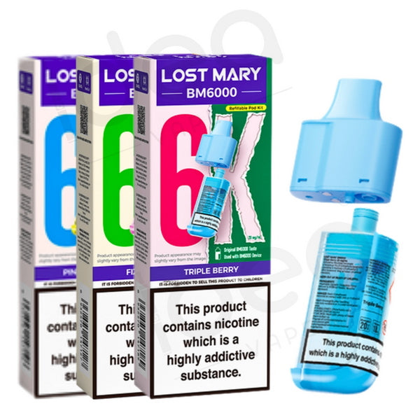 Lost Mary BM6000 Prefilled Refill Pod | £5/ PCS