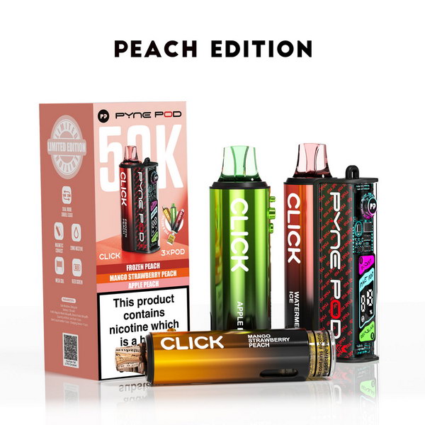 PYNE Pod Click 50K Vape Kit | Peach Edition | £9.99