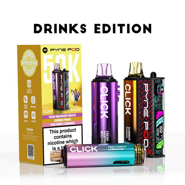 PYNE Pod Click 50K Puffs Prefilled Pod Kit | from £9.99