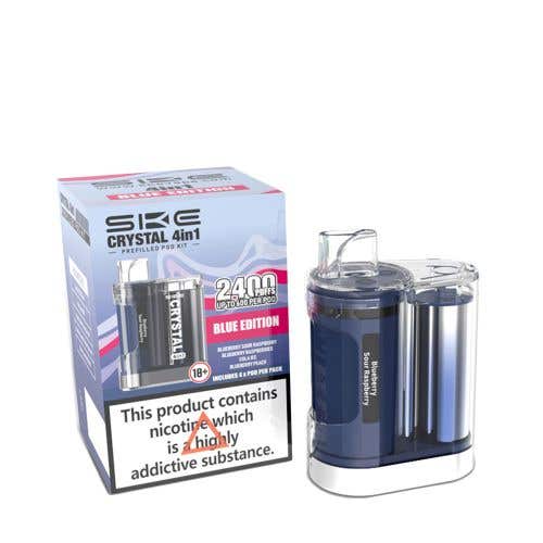 SKE Crystal 4 in 1 Disposable Pod Vape Kit | 2400 Puffs | £9.99