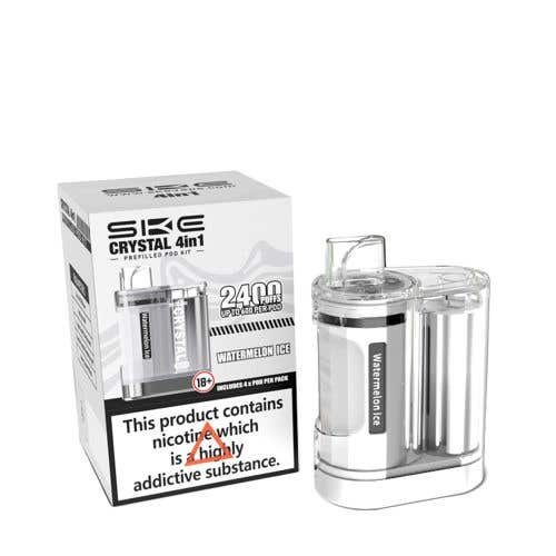 SKE Crystal 4 in 1 Disposable Pod Vape Kit | 2400 Puffs | £9.99