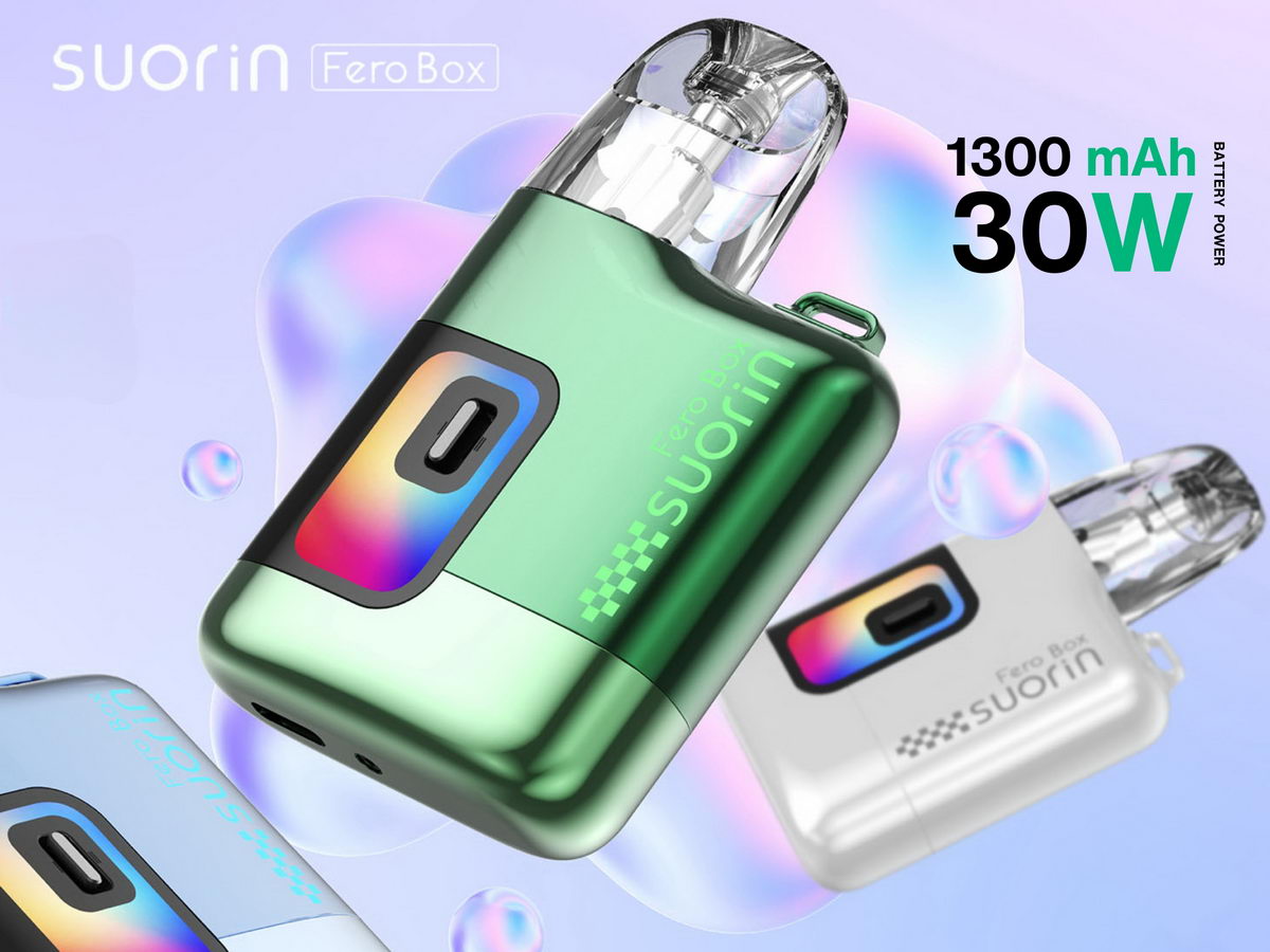 Suorin Fero Box Vape Kit | 1300mAh 30W | 6 Colours