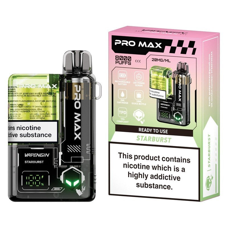 Vapengin Pro Max 8000 Vape Kit | Next Day Delivery