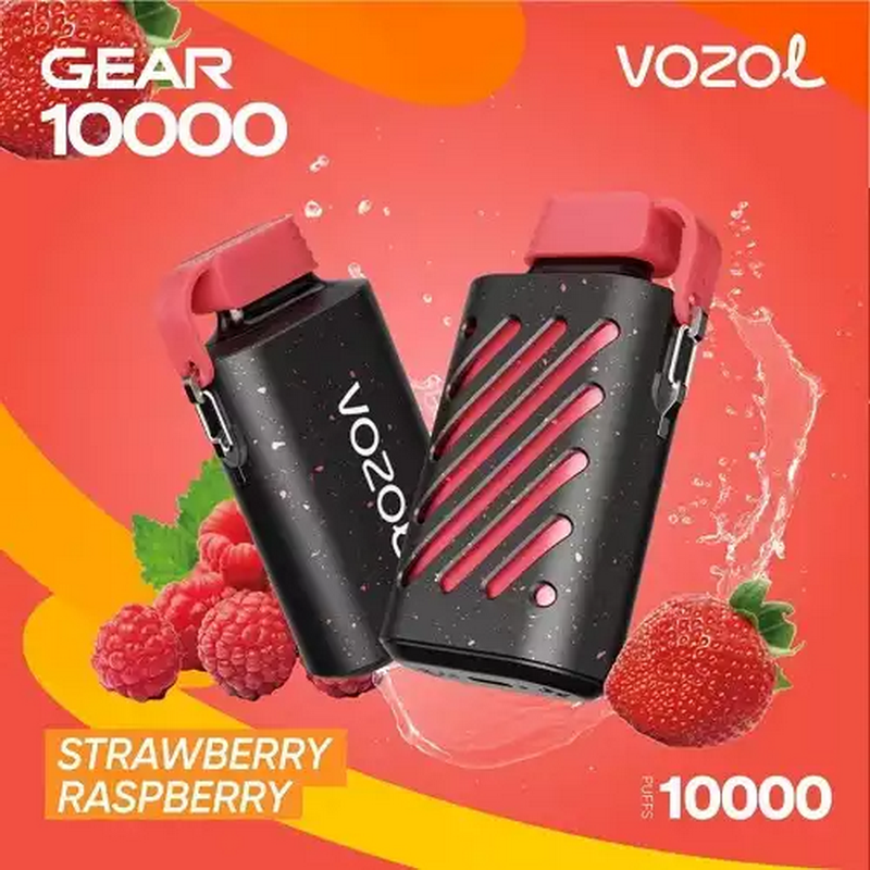 Vozol Gear 10000 Disposable Vape - Strawberry Raspberry | Vozol Official Shop