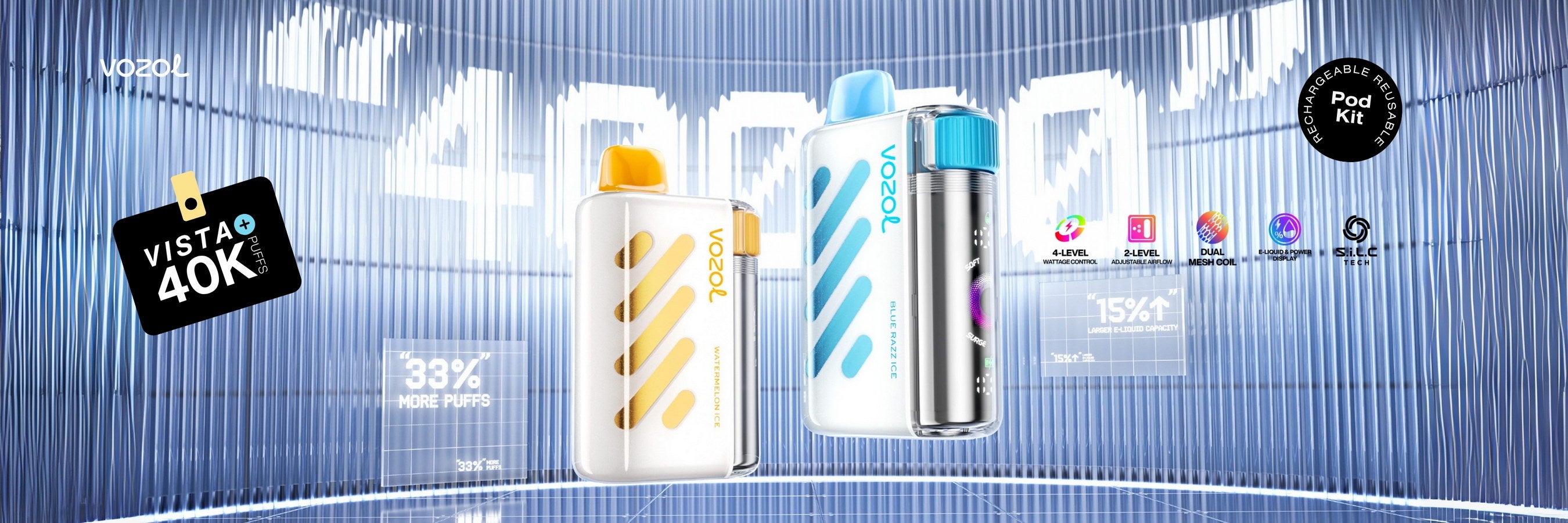 Vozol Vista 40K Puffs Vape - Idea Vape