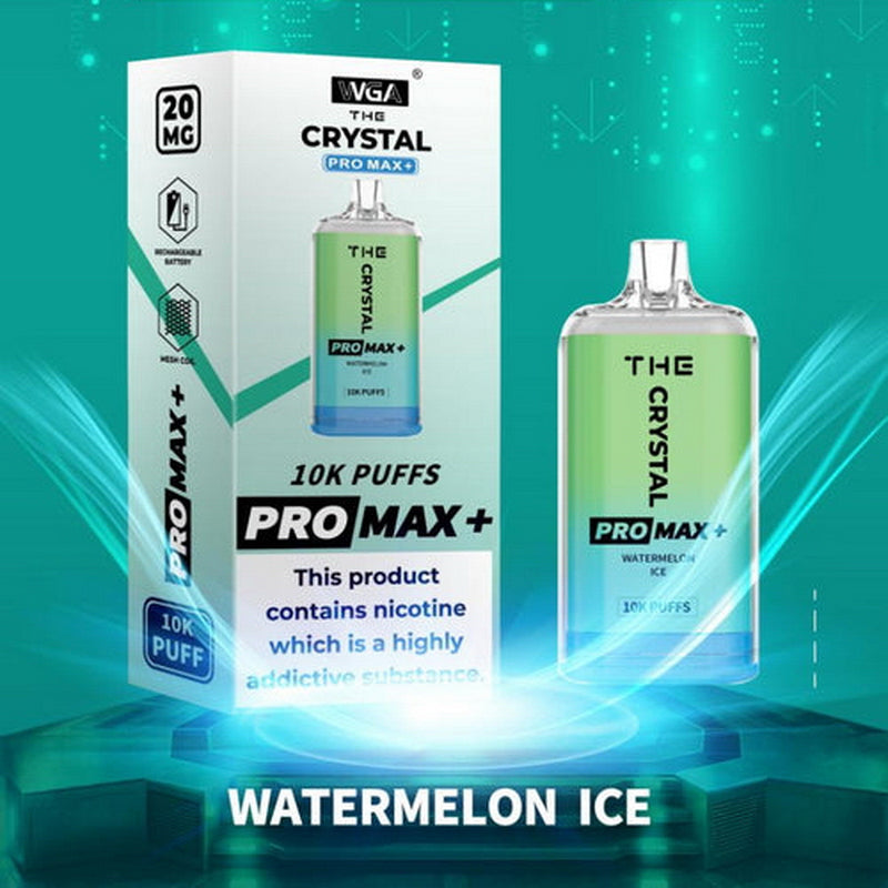 THE Crystal Pro Max Plus 10000 Disposable Vape by WGA | £8.99