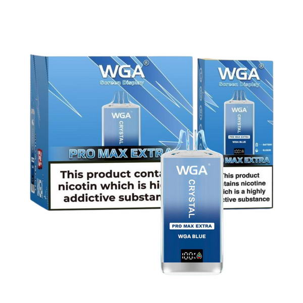 Wholesale | Box of 10 WGA Crystal Pro Max Extra 15000 Vape | £69.99