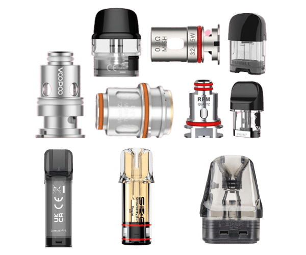 Vape Replacement Coils & Pods Online from Idea Vape.  Replacement coils and pods for SMOK, ASPIRE, INNOKIN, VOOPOO, RELX, VAPORESSO ...