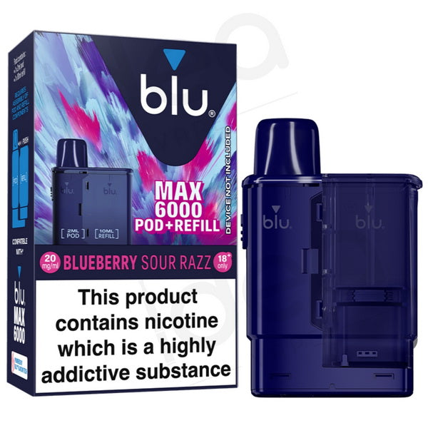 blu Max 6000 Refill Pod | 12ml 20MG