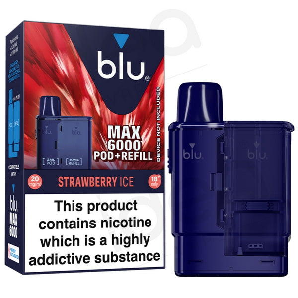 blu Max 6000 Refill Pod | 12ml 20MG