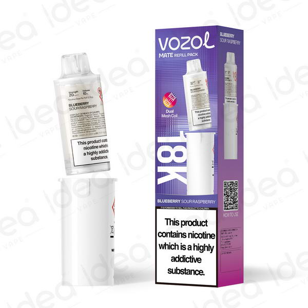 Vozol Mate 18K Refill Pods | 20 Flavours