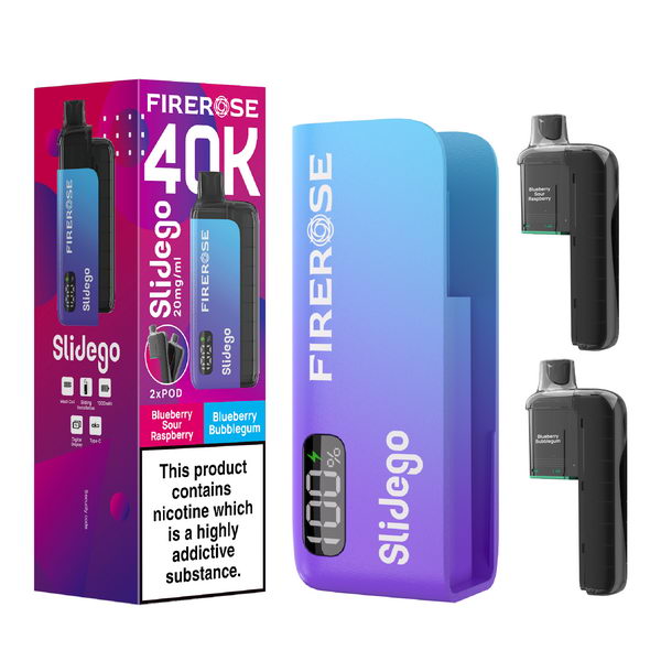Elux FireRose Slidego 40K Pod Kit | 40000 Puffs | £10