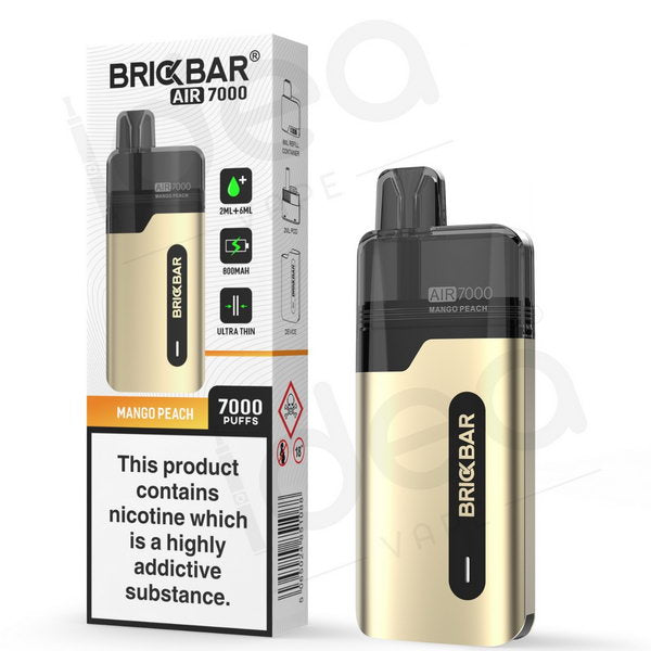 Brickbar Air 7000 Pod Kit | Mango Peach