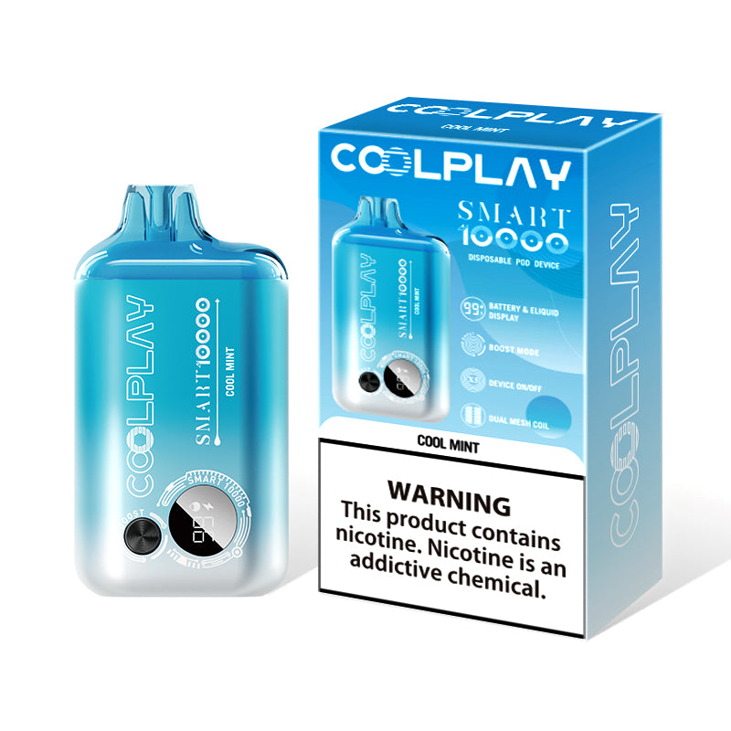 Coolplay Smart 10000 Disposable Vape Kit - Cool Mint | Idea Vape
