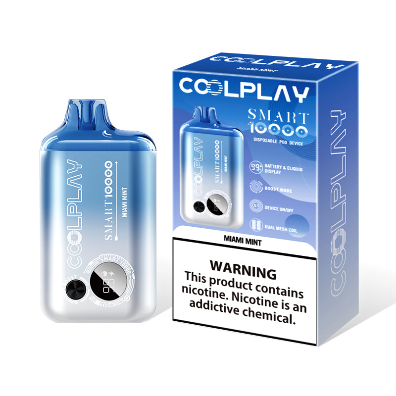 Coolplay Smart 10000 Disposable Vape Kit - Miami Mint | Idea Vape