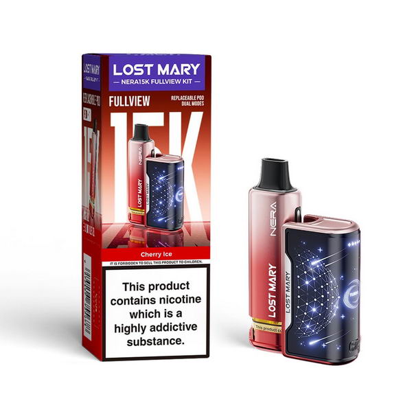 Lost Mary Nera 15K Puffs Fullview Pod Kit | from £8.99
