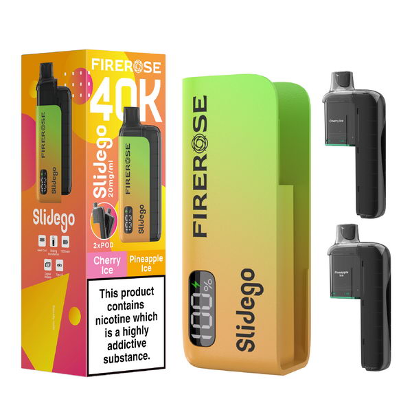 Elux FireRose Slidego 40K Pod Kit | 40000 Puffs | £10