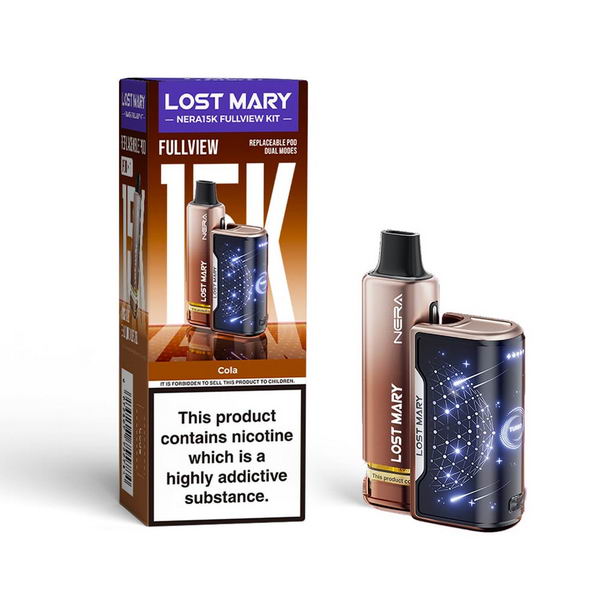 Lost Mary Nera 15K Fullview Pod Kit | from 8.99 - IDEA VAPE Lost Mary Nera 15K Fullview Pod Kit | from 8.99 - IDEA VAPE