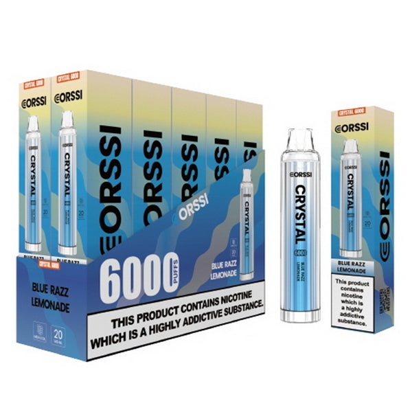 Corssi Crystal 6000 Disposable Vape Kit Bar - Official Retailer - Idea Vape 