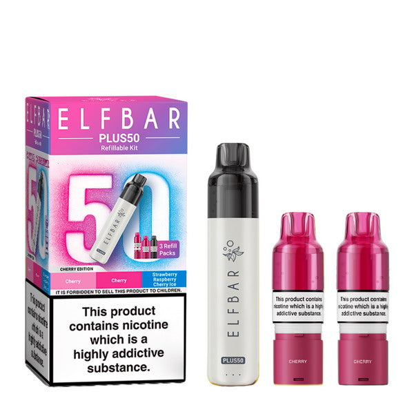 ELF BAR Plus 50 Pod Vape Kit | 50K Puffs | 3-Pod System