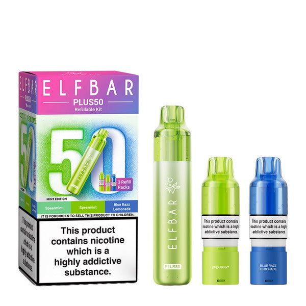 ELF BAR Plus 50 Pod Vape Kit | 50,000 Puffs | from £11