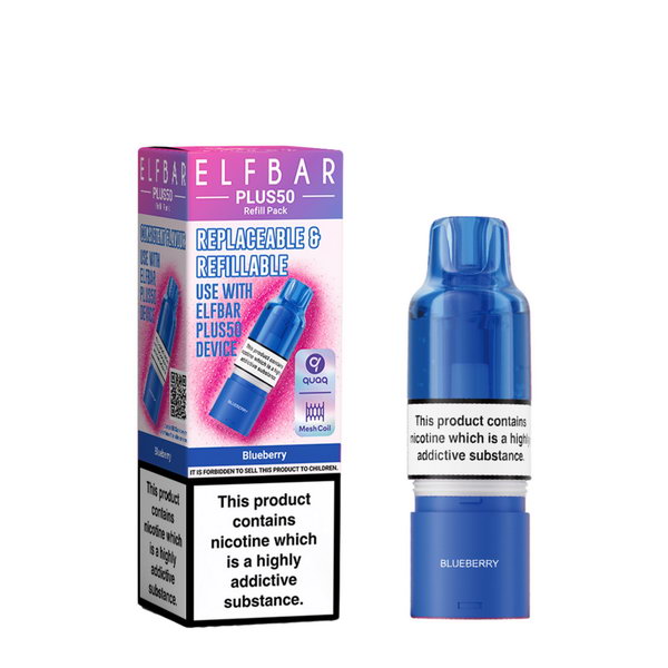 ELF BAR Plus 50 Refill Pod | £5/ PCS | 15 Flavours