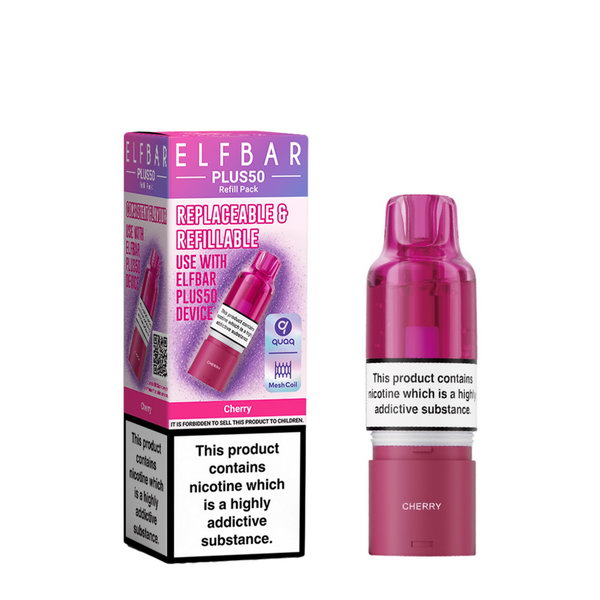 ELF BAR Plus 50 Refill Pod | £5/ PCS | 15 Flavours