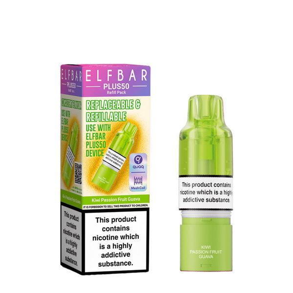 ELF BAR Plus 50 Refill Pod | £5/ PCS | 15 Flavours