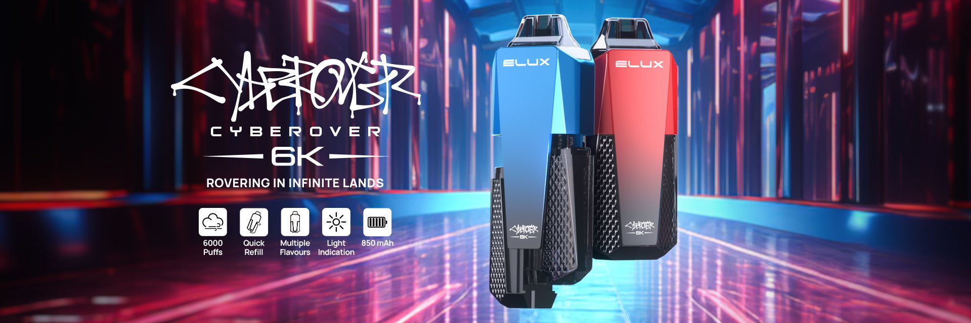 Elux Cyberover 6K 6000 Vape | £8.99 | 3 for £25