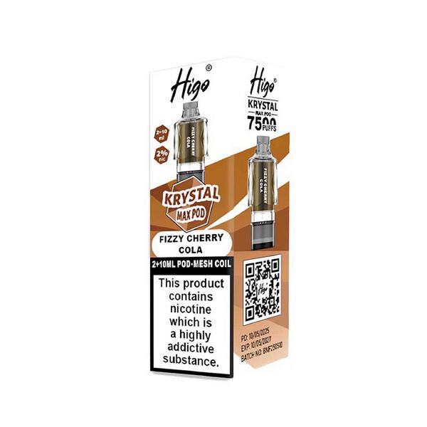 Higo Krystal Max 7500 Refill Pod | 5/ PCS - IDEA VAPE Higo Krystal Max 7500 Refill Pod | 5/ PCS - IDEA VAPE
