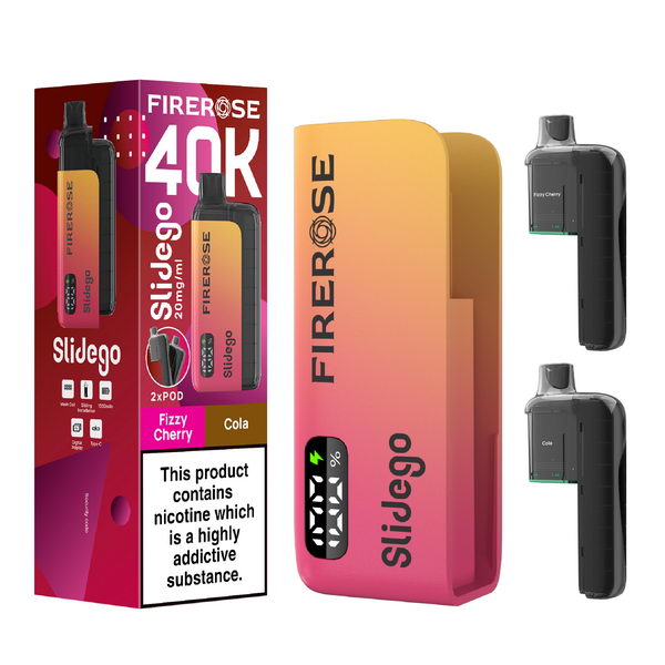 Elux FireRose Slidego 40K Pod Kit | 40000 Puffs | £10