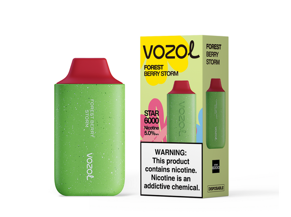 Vozol Star 6000 Disposable Vape Kit - Forest Berry Storm - Idea Vape